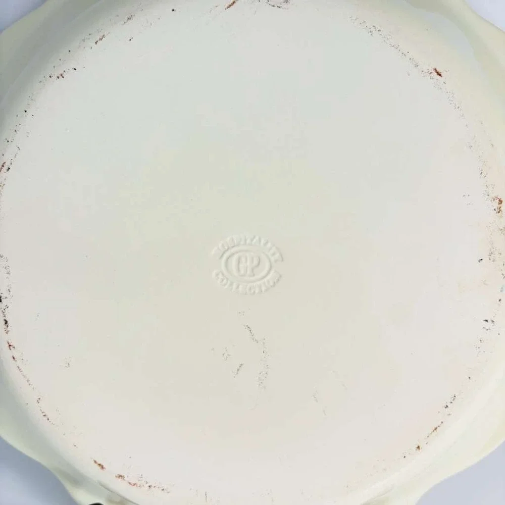 Gail Pittman HOSPITALITY BUTTER YELLOW Pie Dish 11